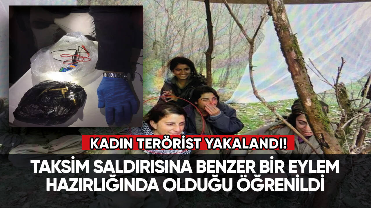 Saldırı hazırlığındaki kadın terörist yakalandı!