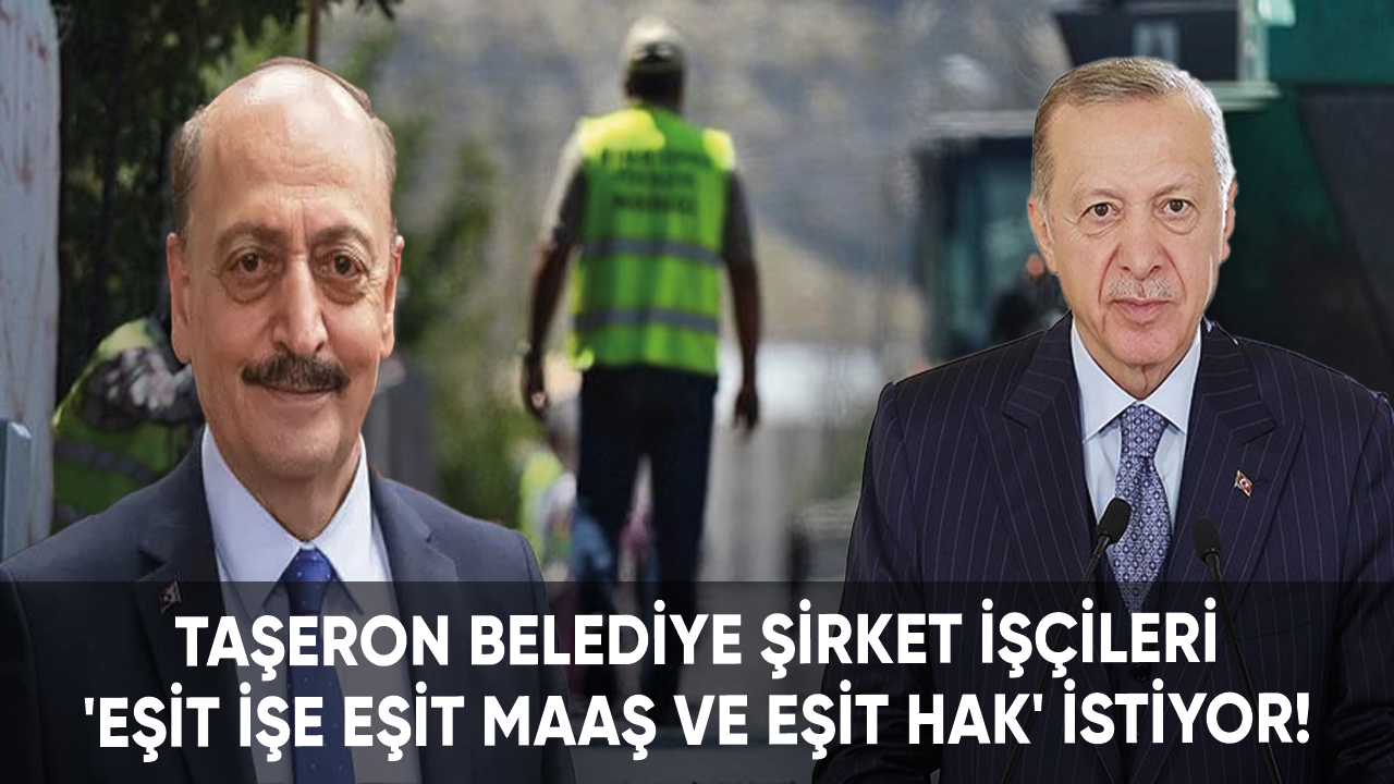 Taşeron belediye şirket işçileri kadro talebinde kararlı!