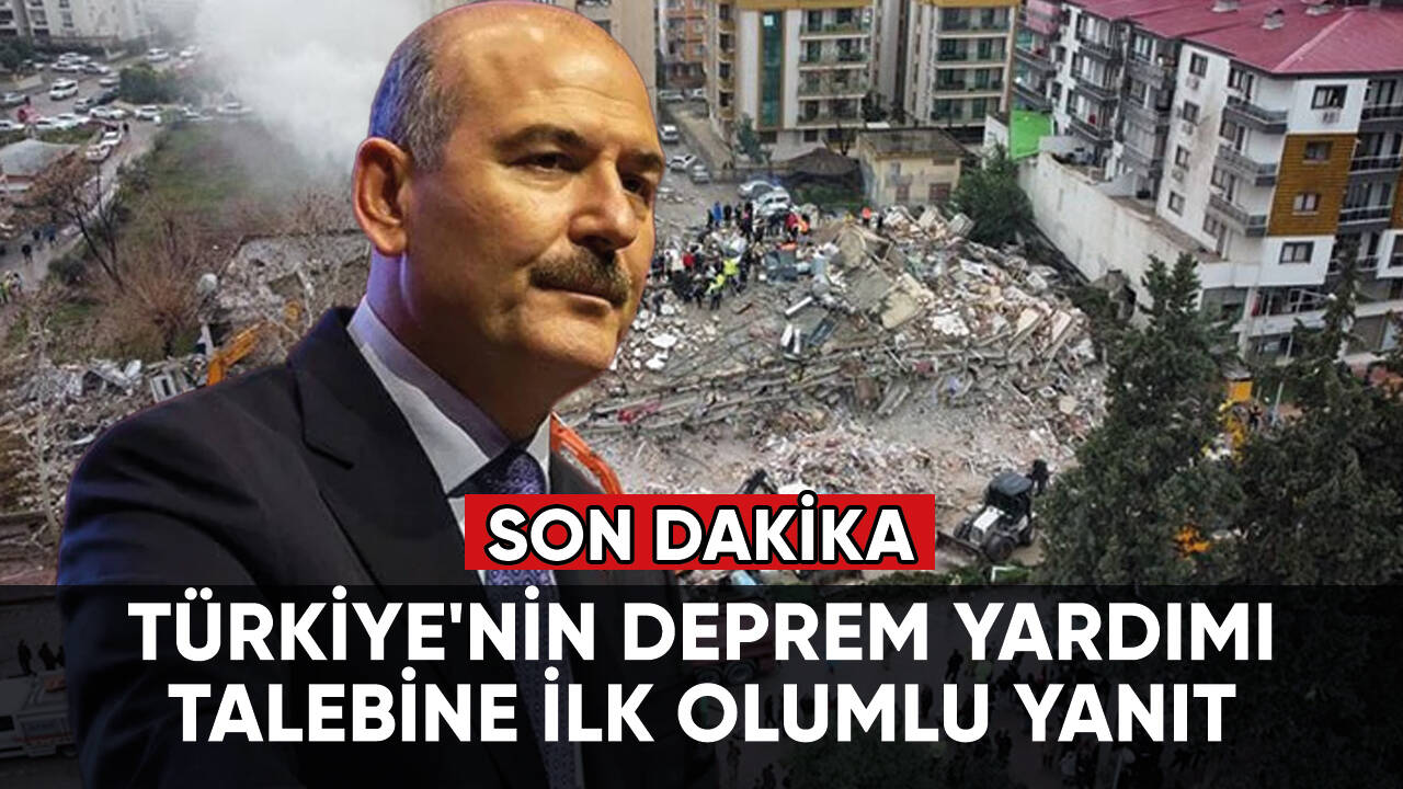 Türkiye'nin deprem yardımı talebine ilk olumlu yanıt ABD'den!