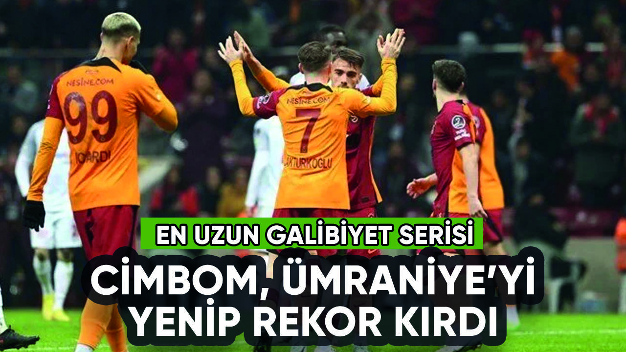 Galatasaray, Ümraniyespor'u yenip rekor kırdı