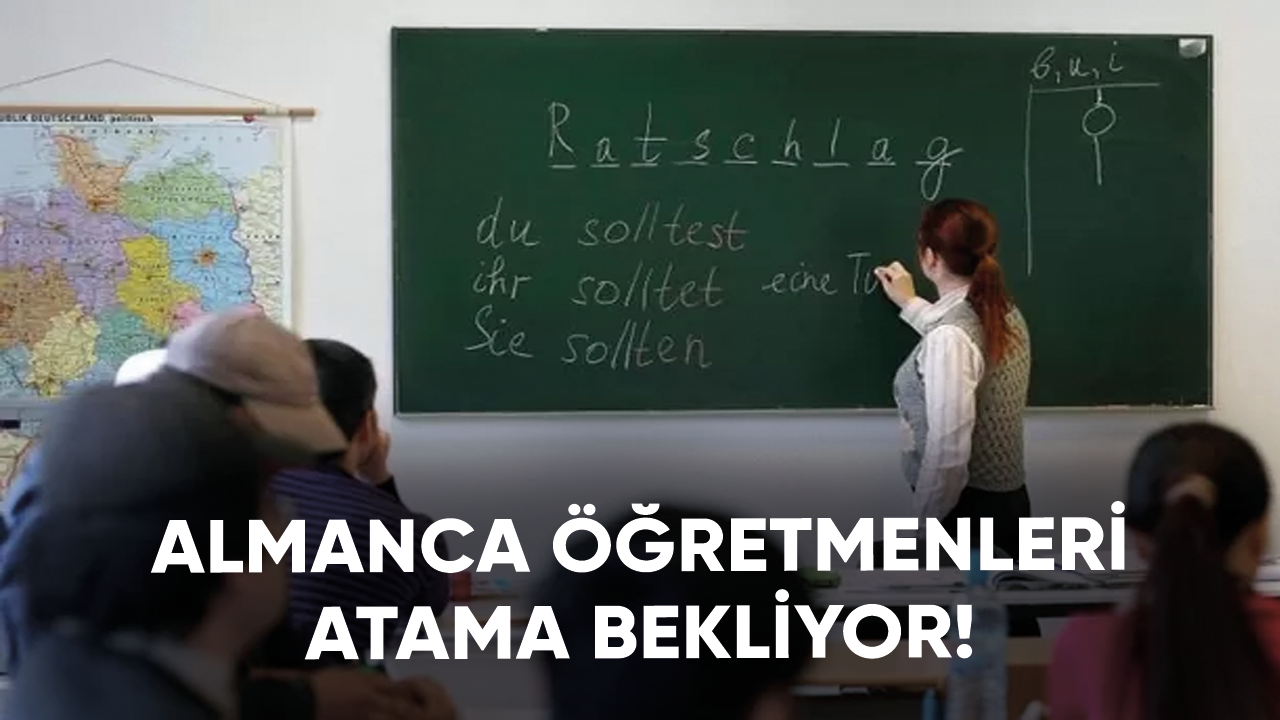 Almanca öğretmenleri atama bekliyor!