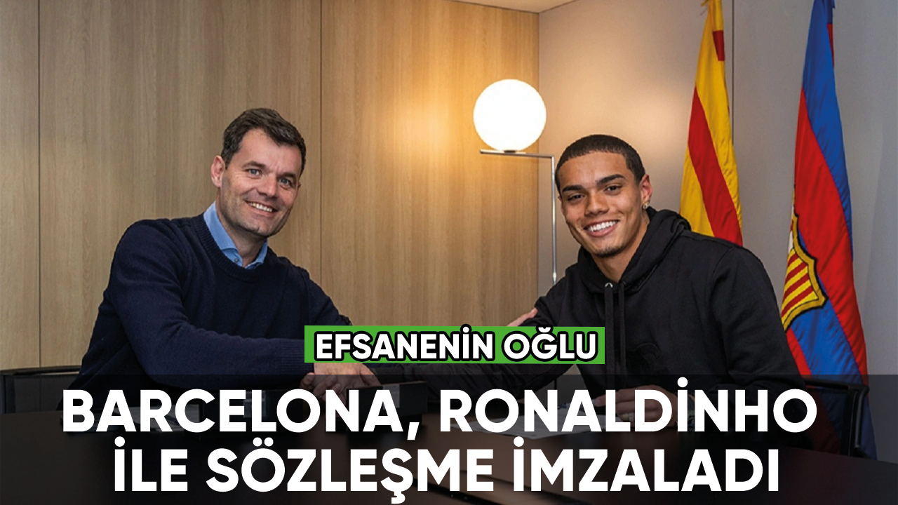 Barcelona, Ronaldinho ile sözleşme imzaladı