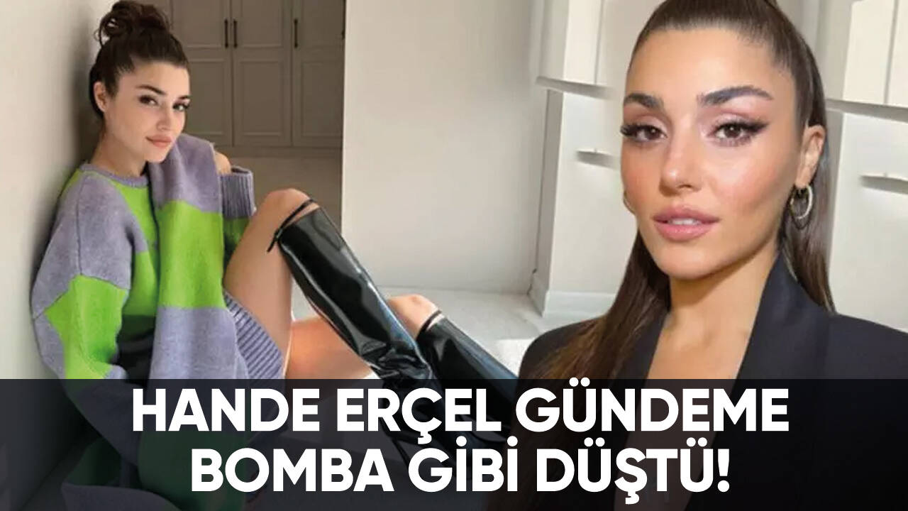 Hande Erçel tasarımıyla herkesi büyüledi!