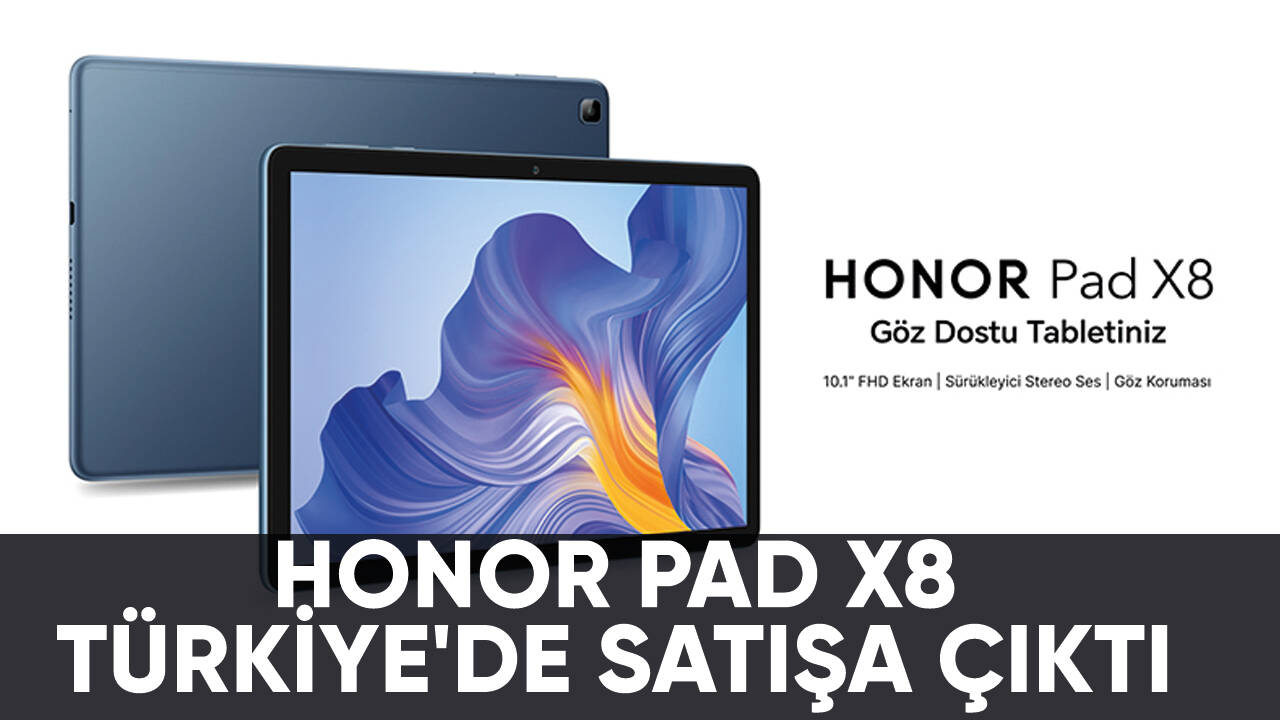 Honor Pad X8, Türkiye'de satışa çıktı