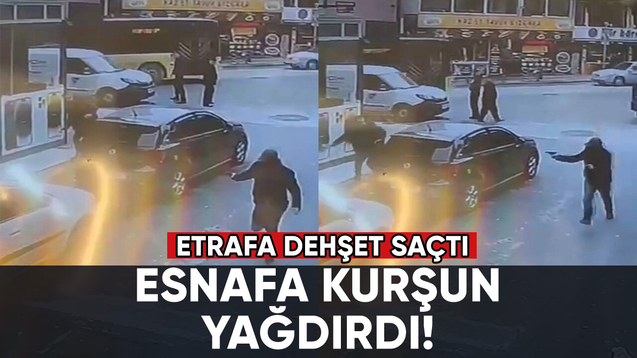 İstanbul'da dehşet olay: Esnafa kurşun yağdırdı!