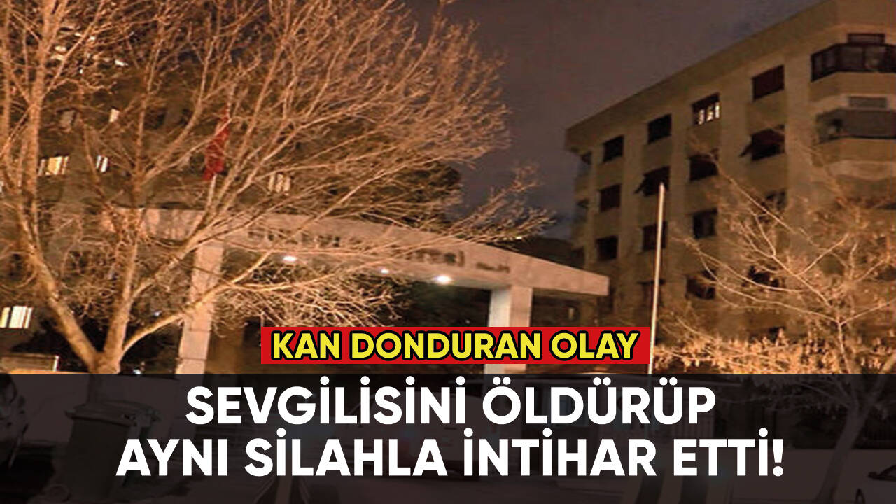 Kan donduran olay: Sevgilisini öldürdüğü silahla intihar etti!