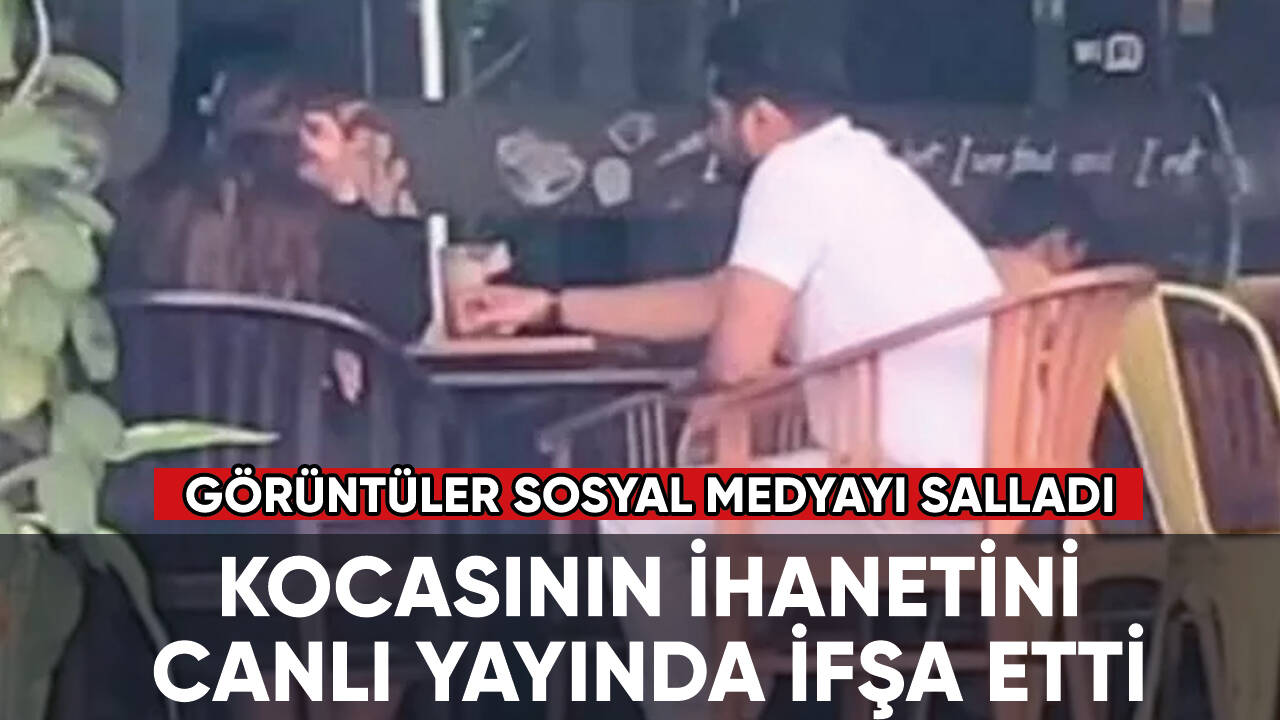 Kocasının ihanetini sosyal medya canlı yayınında ifşa etti!