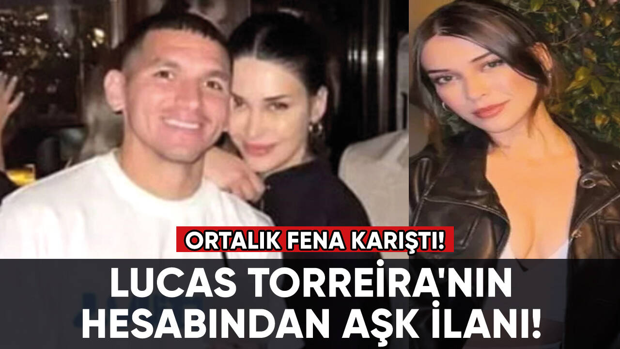 Lucas Torreira'nın hesabından aşk ilanı! Ortalık fena karıştı!