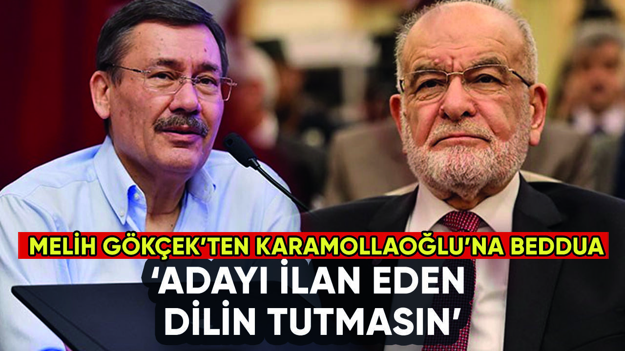 Melih Gökçek'ten Karamollaoğlu'na beddua: 'Adayı ilan eden dilin tutmasın'