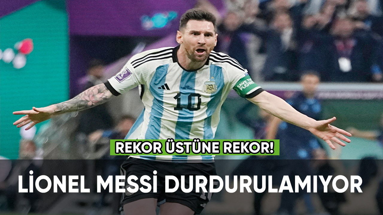 Lionel Messi durdurulamıyor. Yine rekor kırdı