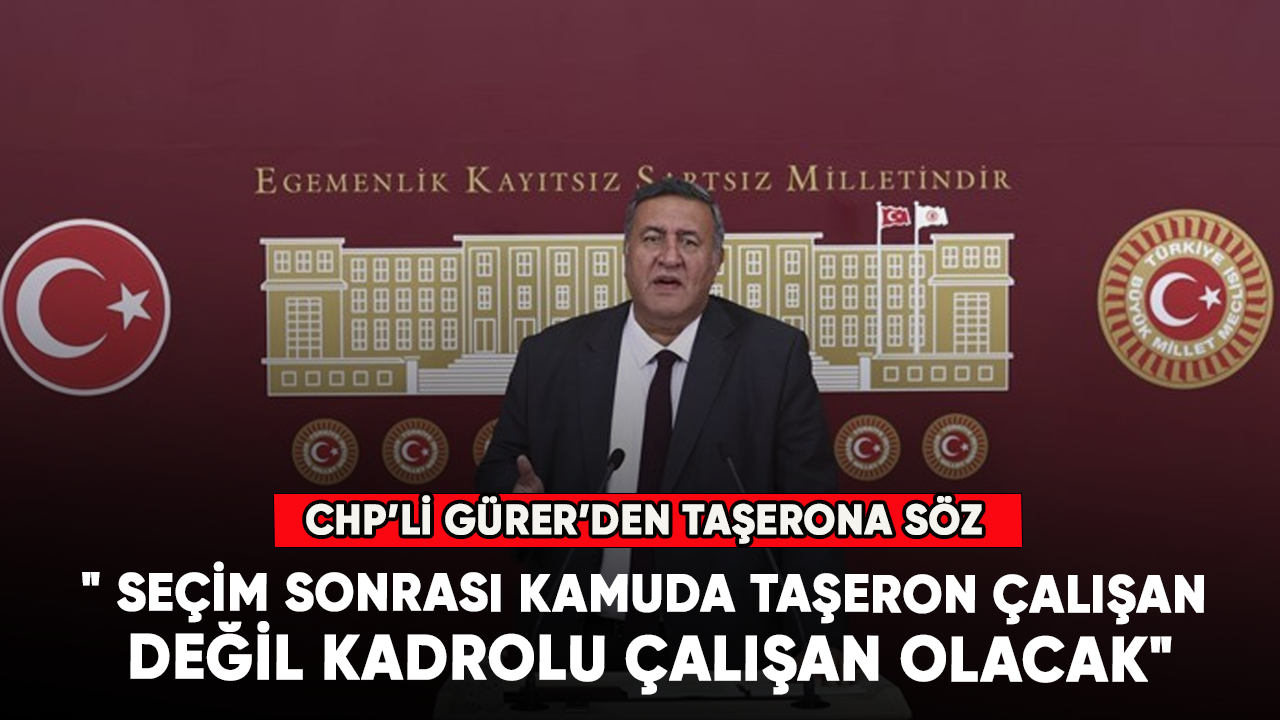 Ömer Fethi Gürer'den taşeron işçilere söz! "Kadrolu çalışan olacak"