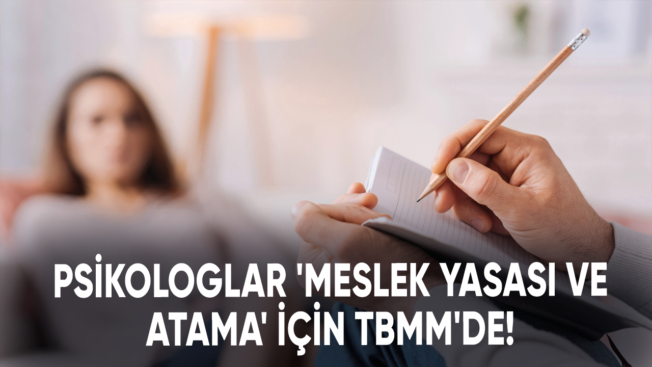 Psikologlar 'Meslek Yasası ve atama' için TBMM'de!