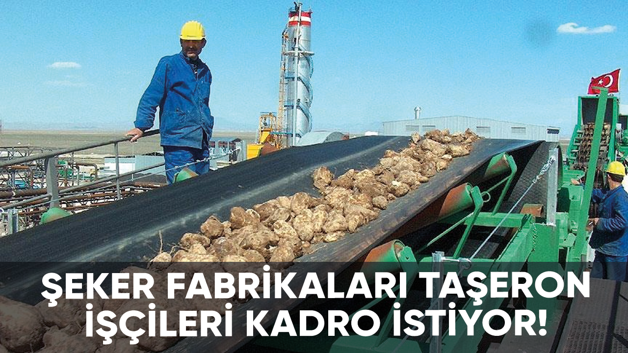 Şeker fabrikaları taşeron işçileri kadro istiyor!