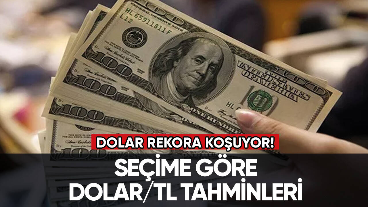 Son dakika... Dolar rekora koşuyor!