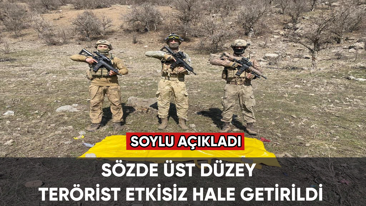 Soylu açıkladı, sözde üst düzey terörist etkisiz hale getirildi