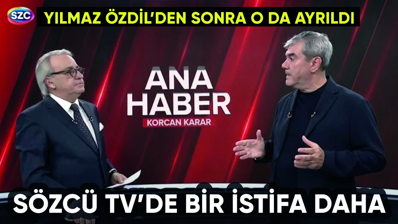 Sözcü TV'de bir istifa daha: Yılmaz Özdil'den sonra o da ayrıldı