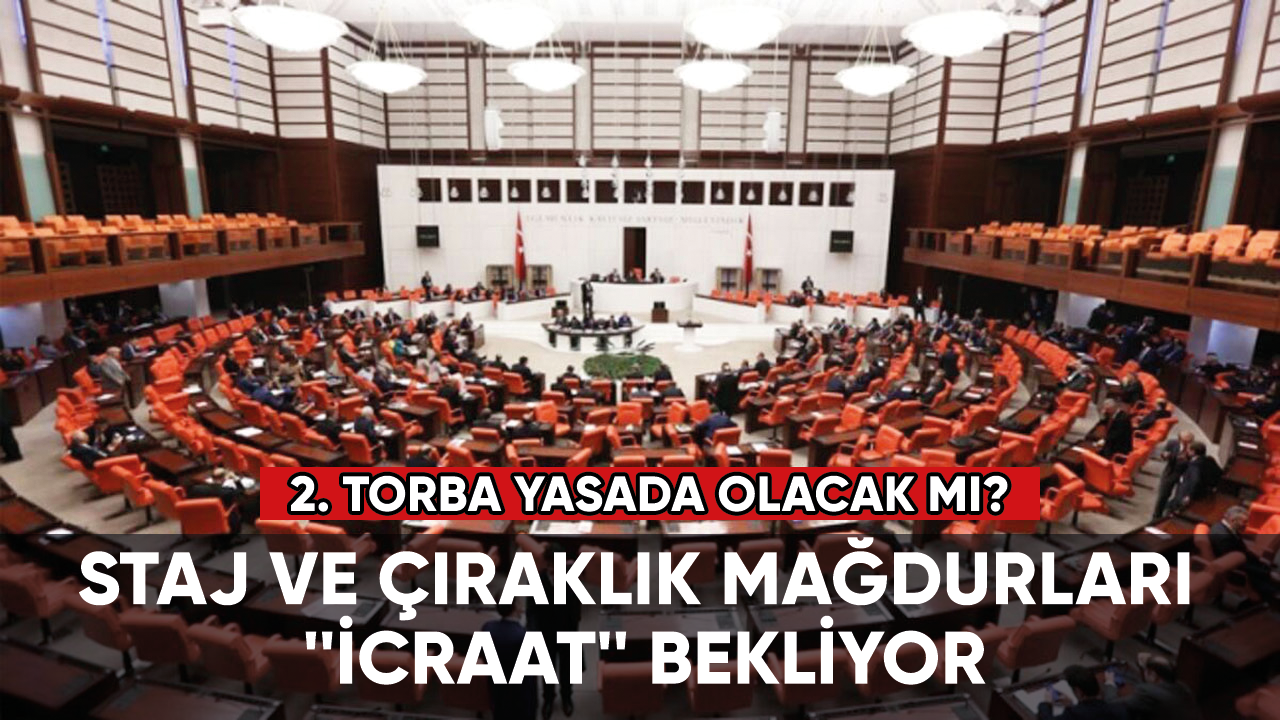 Staj ve çıraklık mağdurları ''İCRAAT'' bekliyor