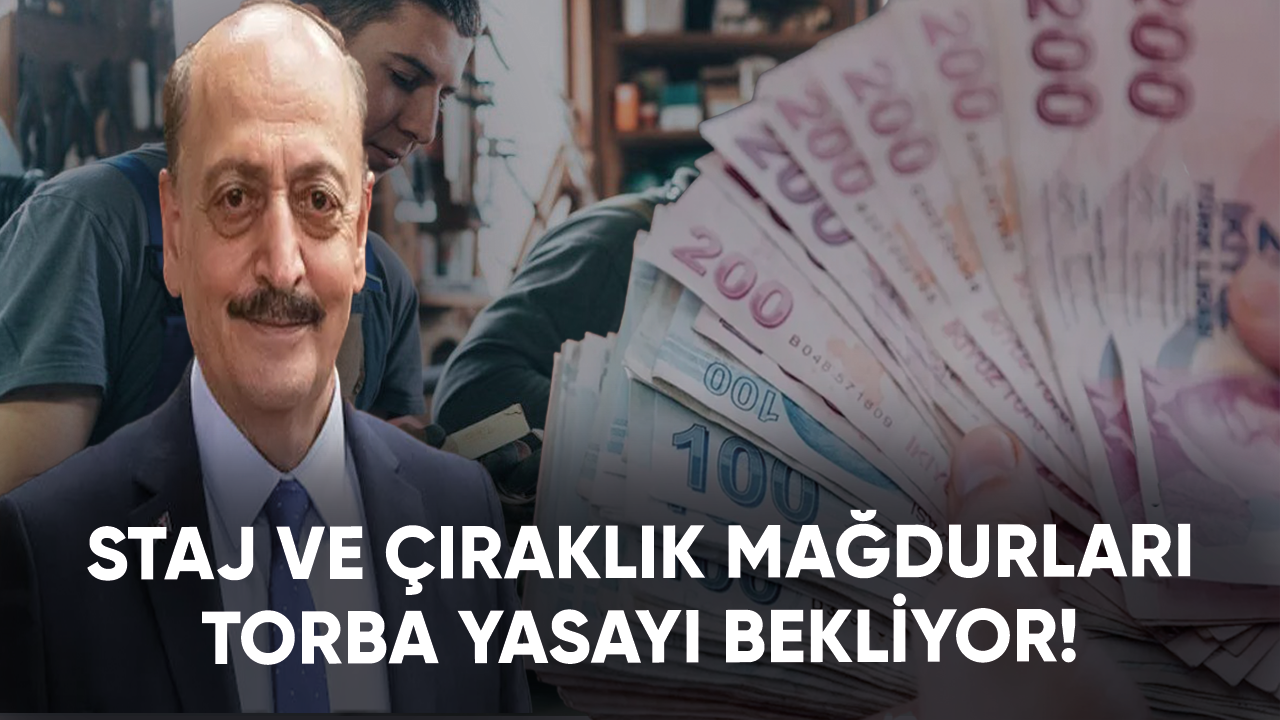 Staj ve çıraklık mağdurları  torba yasayı bekliyor!