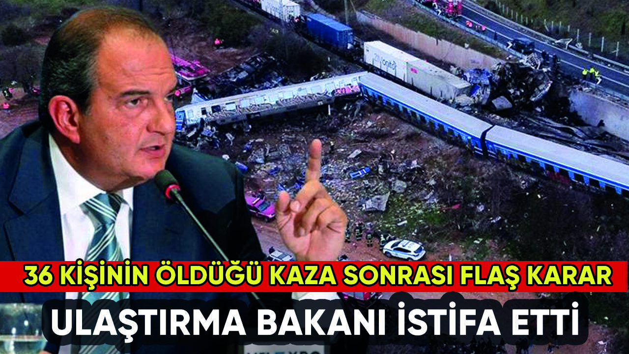 Yunanistan'da tren kazasında 36 can yitti: Ulaştırma Bakanı istifa etti