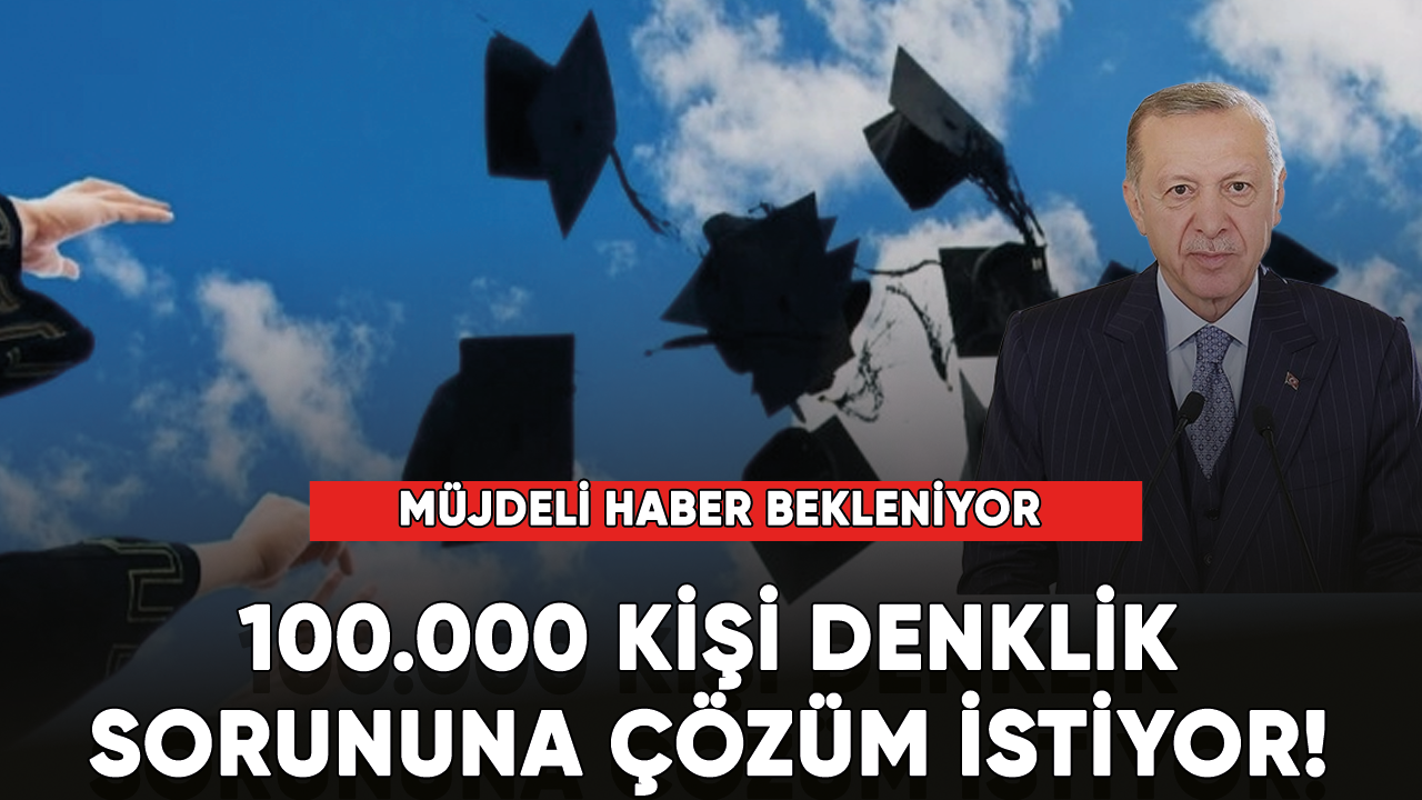 100.000 kişi denklik sorununa çözüm istiyor!