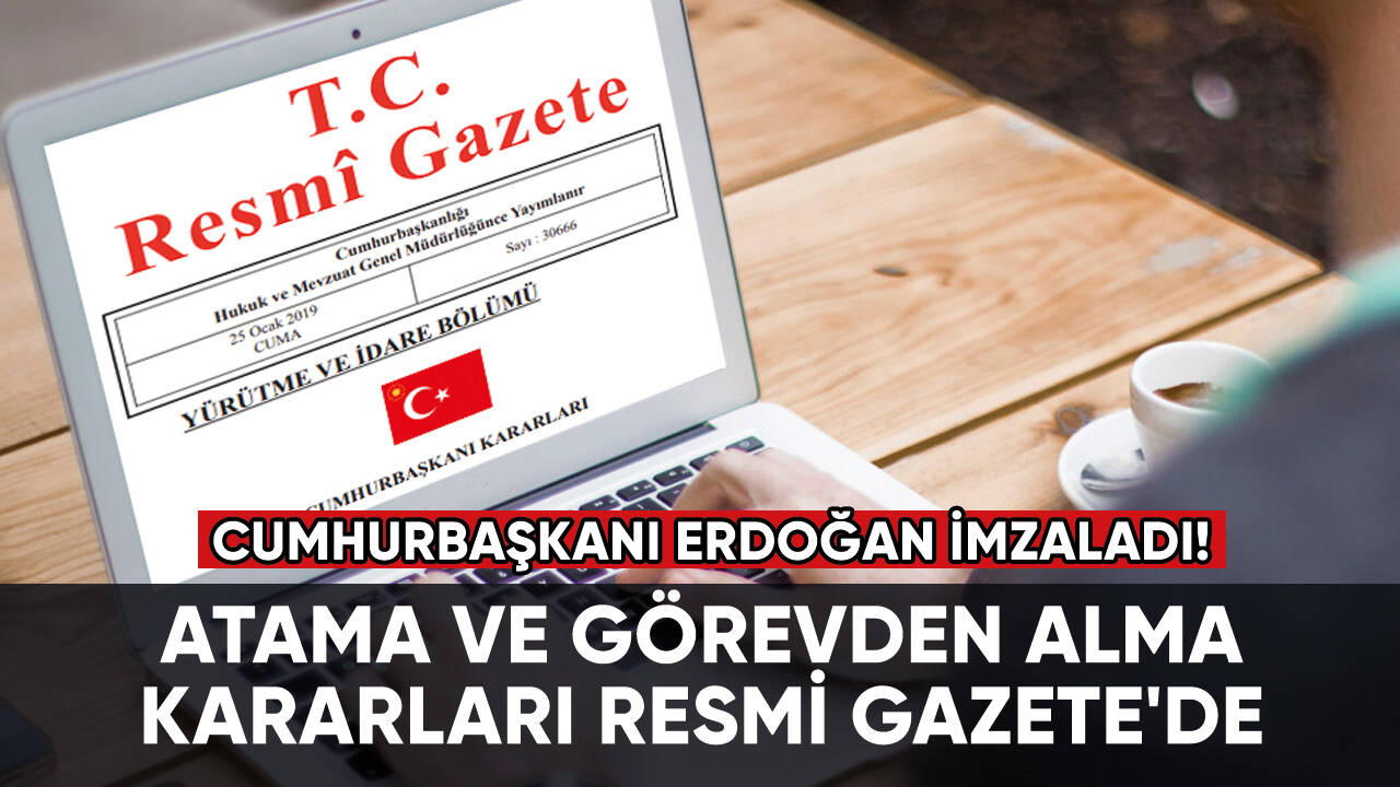 Artık Resmi Gazete'de! Cumhurbaşkanı Erdoğan imzaladı