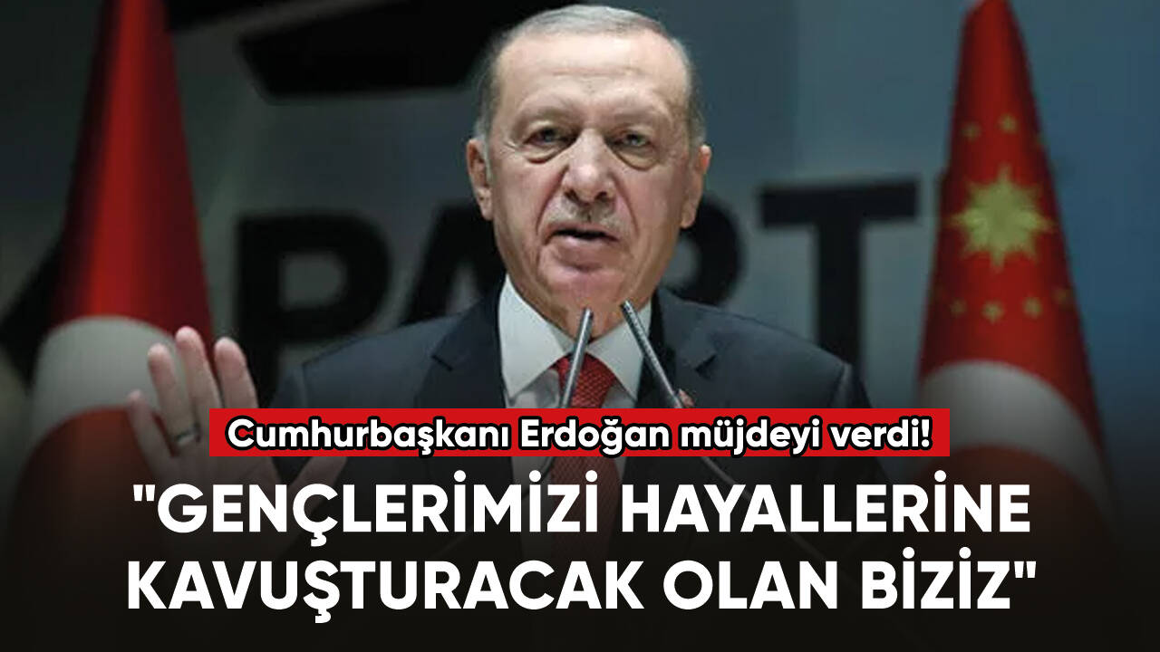 Cumhurbaşkanı Erdoğan müjdeyi paylaştı!