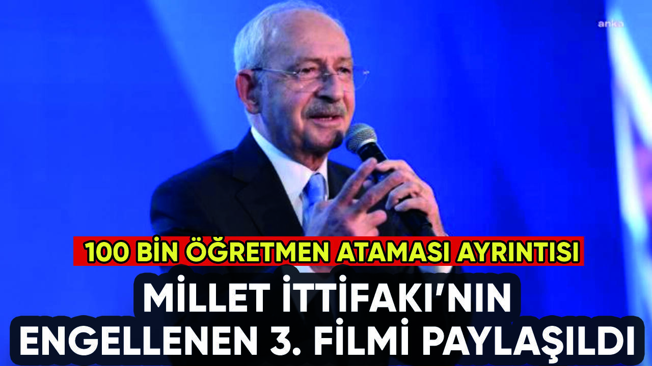 Millet İttifakı'nın engellenen 3. reklamı paylaşıldı: O ifade dikkat çekti