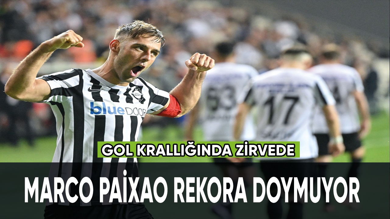 Marco Paixao rekora doymuyor