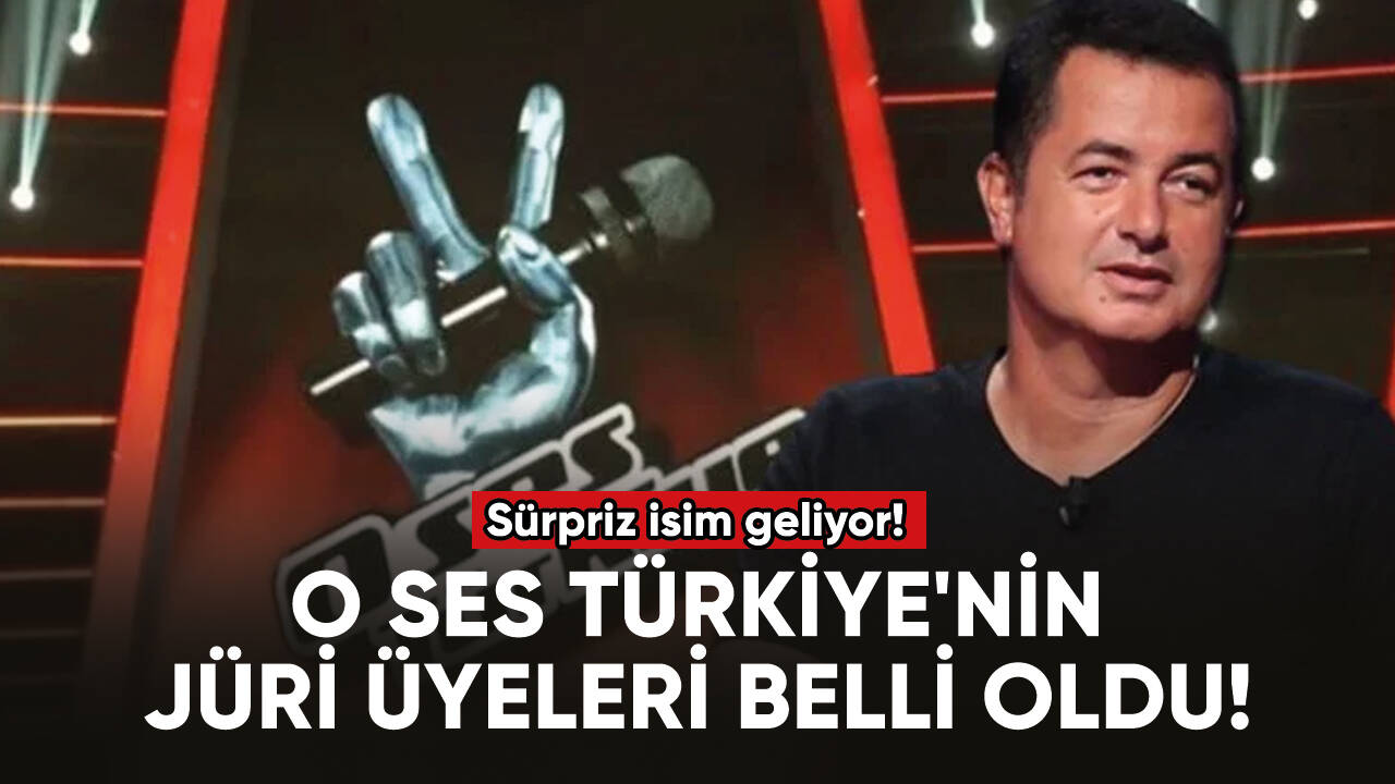 O Ses Türkiye'nin jüri üyeleri belli oldu!