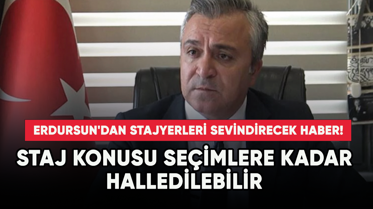 Özgür Erdursun'dan stajyerleri sevindirecek haber! Son dakika gelişmesi