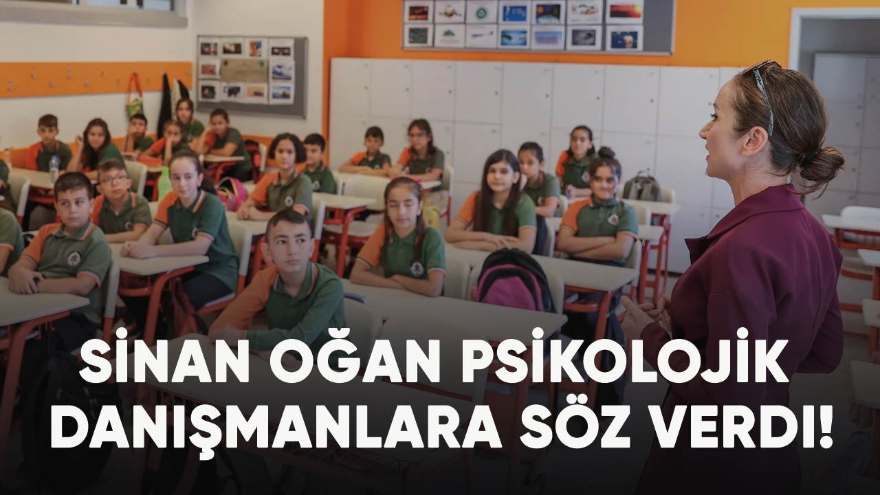 Sinan Oğan psikolojik danışmanlara söz verdi!