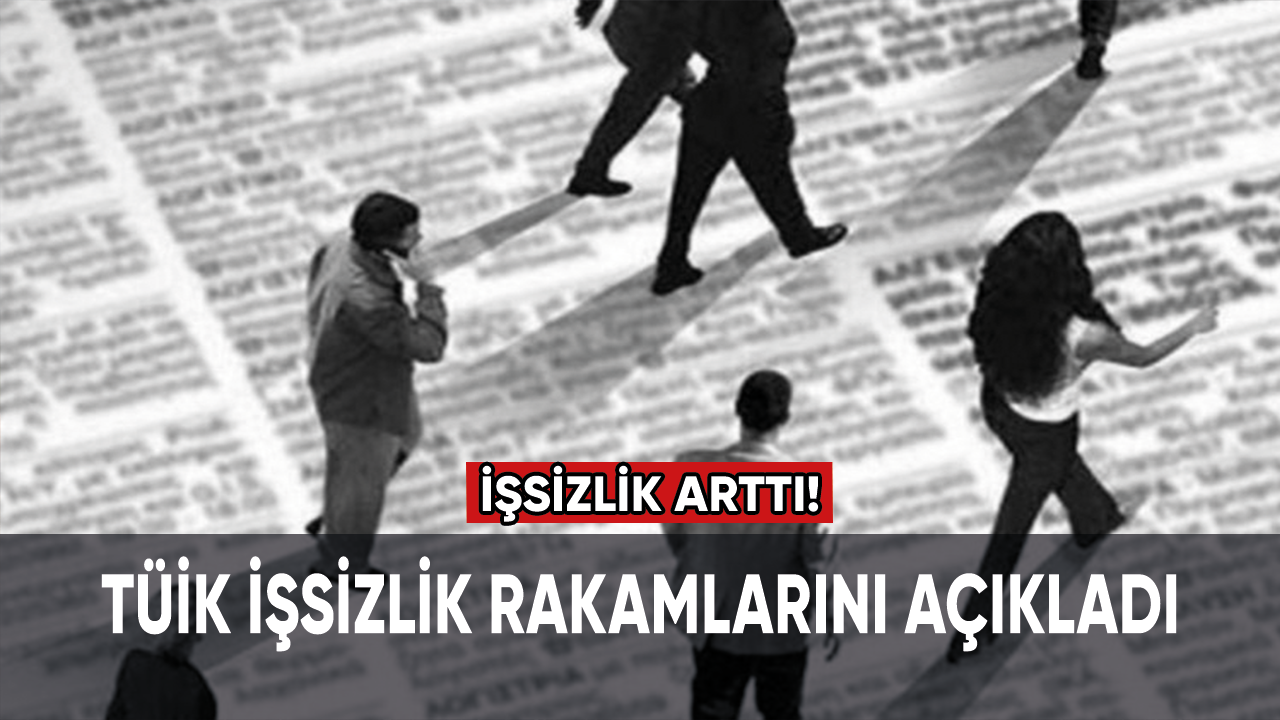 TÜİK yeni işsizlik rakamlarını açıkladı