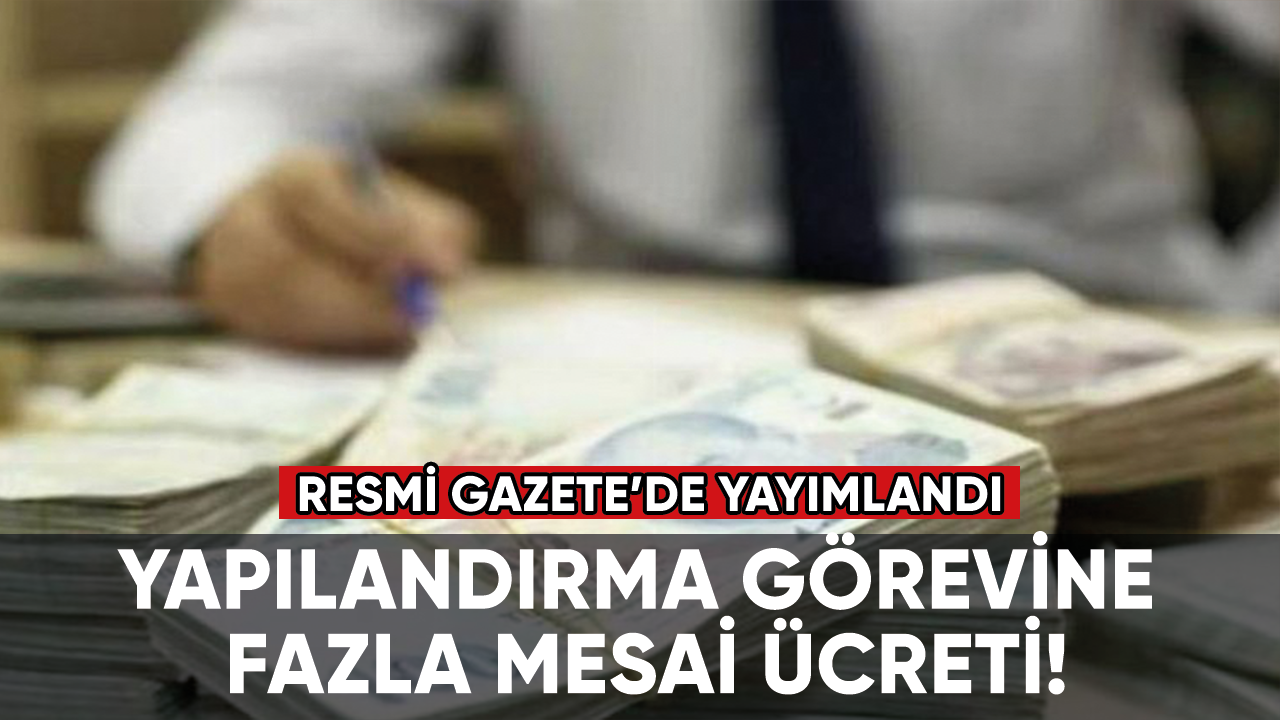 Yapılandırma görevine fazla mesai ücreti!