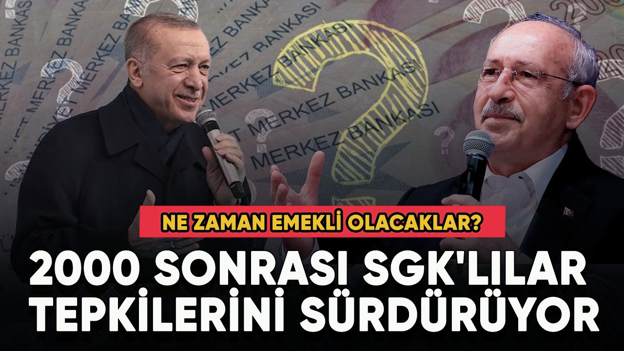 2000 Sonrası SGK'lılar tepkilerini sürdürüyor