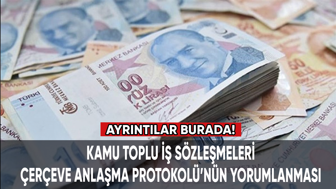 Kamu Toplu İş Sözleşmeleri Çerçeve Anlaşma Protokolü’nün Yorumlanması