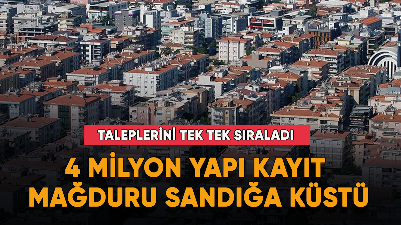 4 Milyon Yapı Kayıt mağduru sandığa küstü