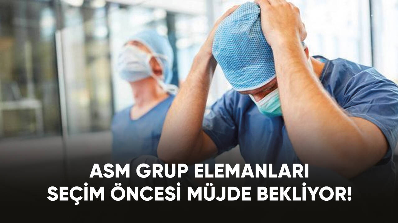 ASM Grup Elemanları seçim öncesi müjde bekliyor!