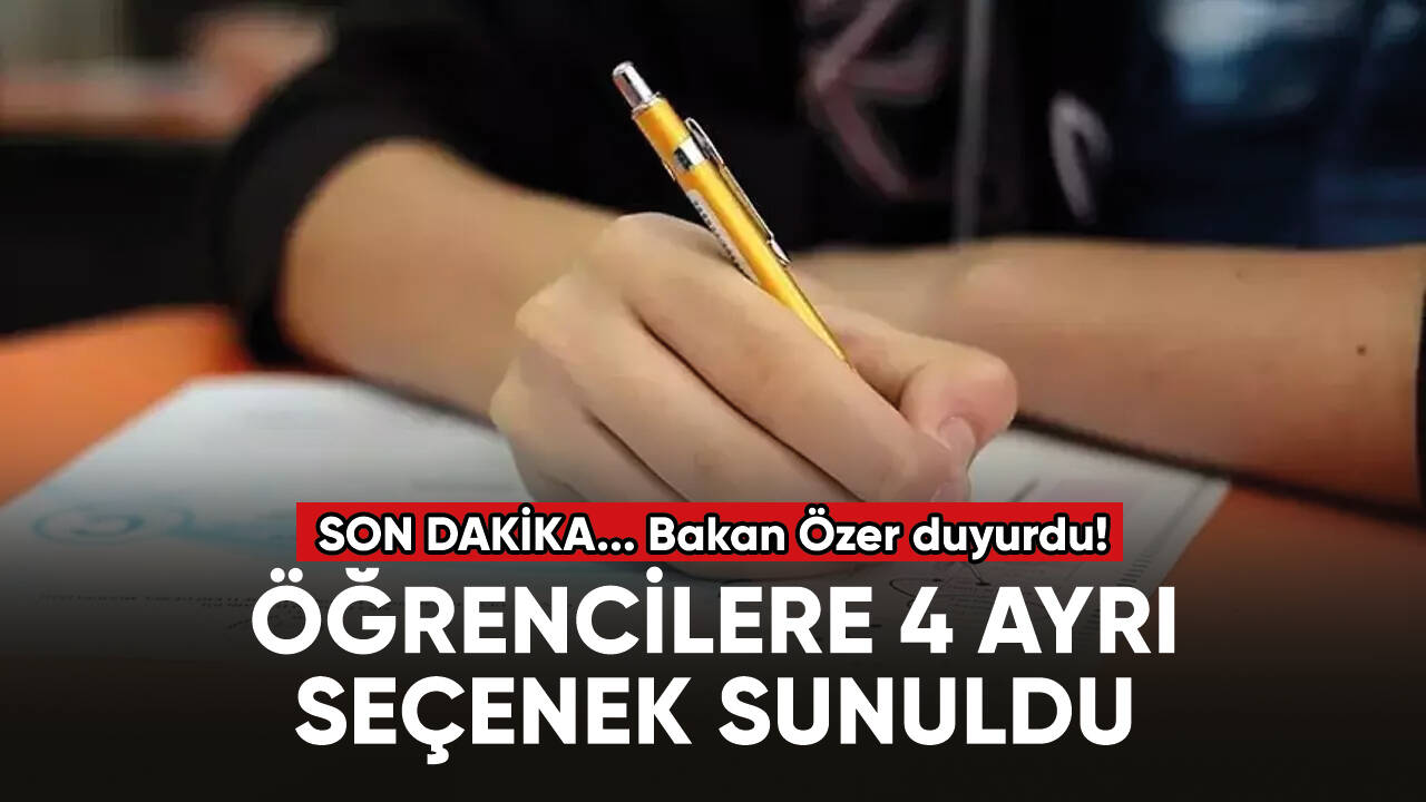 Bakan Özer duyurdu! MEB, "akademik destek" programını başlatıyor