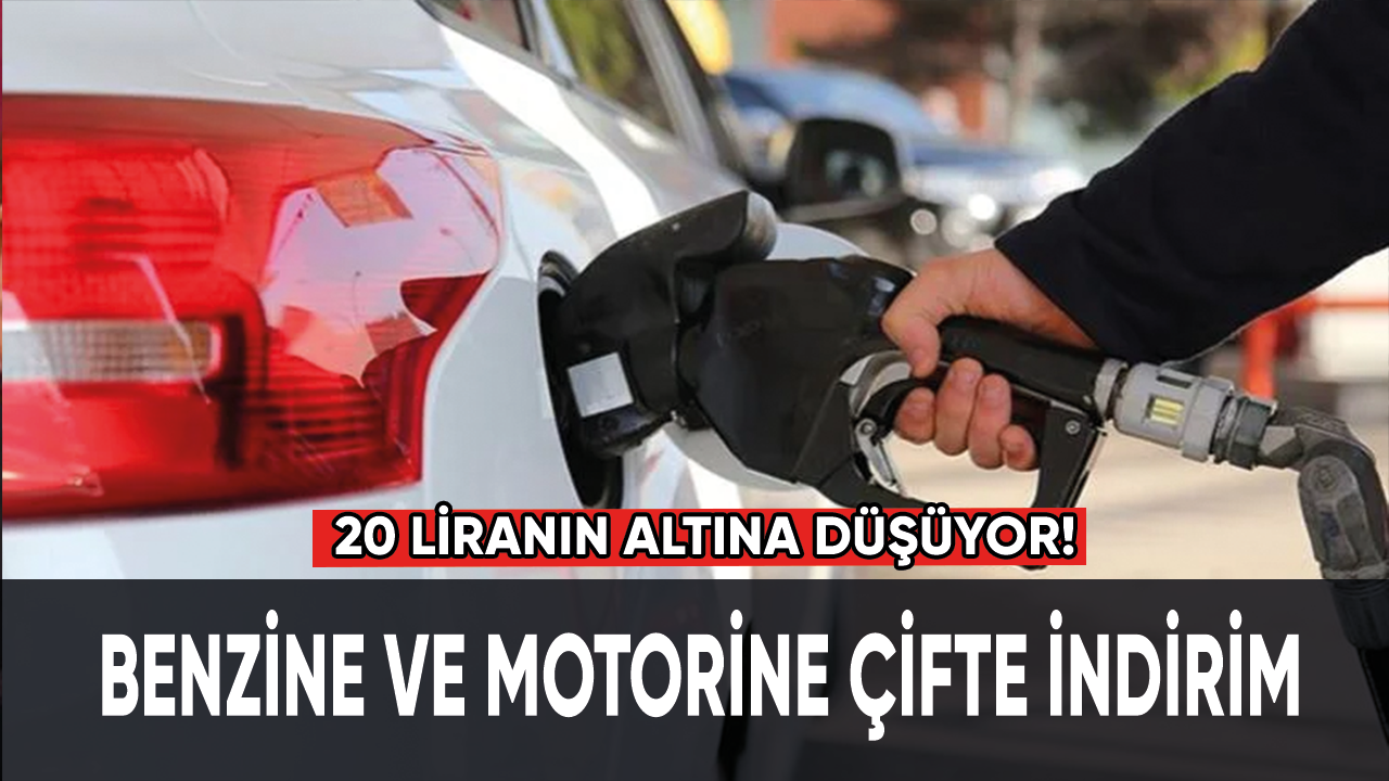 Benzine ve motorine çifte indirim