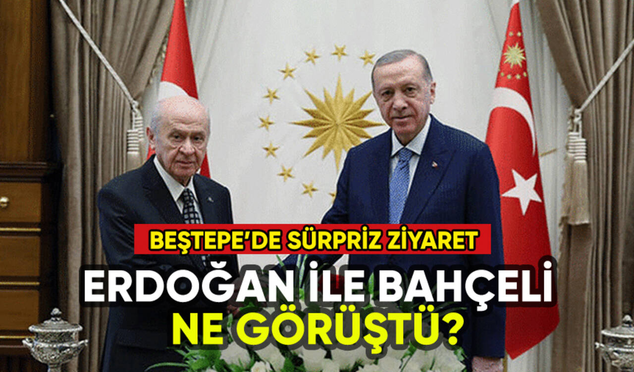 Erdoğan ile Bahçeli'den sürpriz görüşme: Ne konuştular?