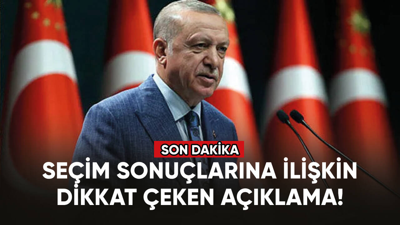 Cumhurbaşkanı Erdoğan'dan seçim sonuçlarına ilişkin dikkat çeken paylaşım!