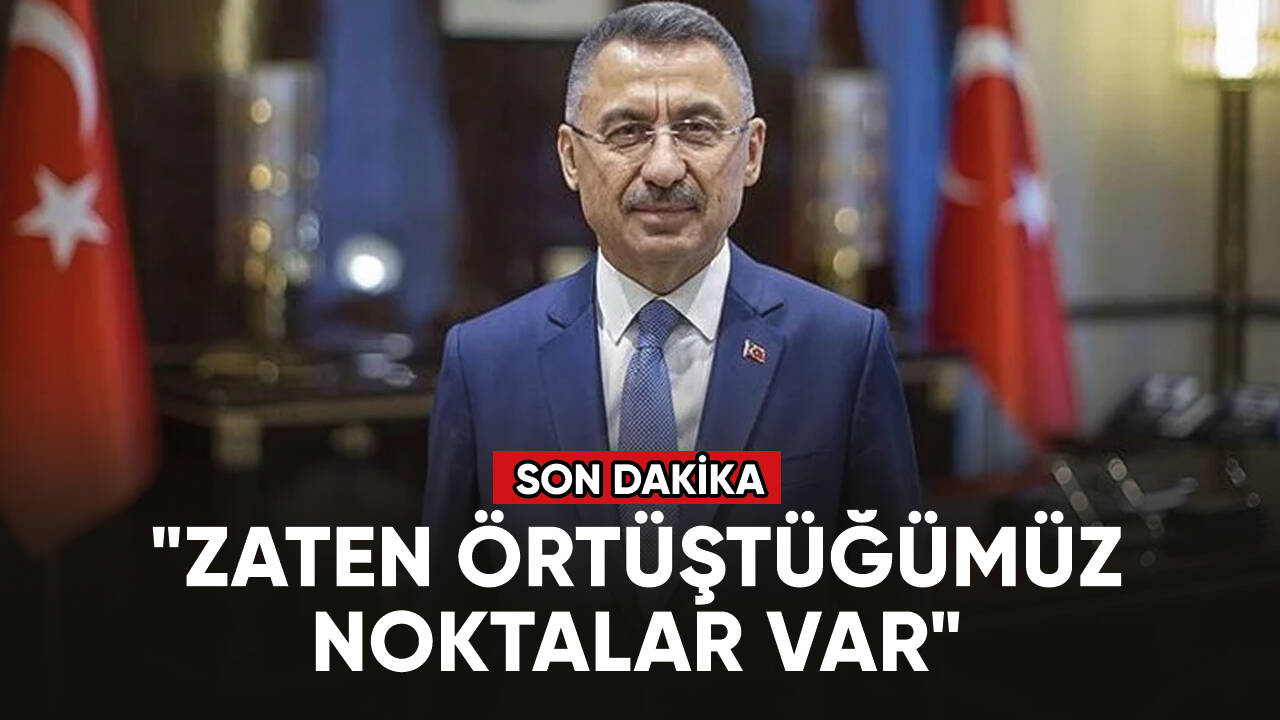 Cumhurbaşkanı Yardımcısı Oktay: "Zaten örtüştüğümüz noktalar var"