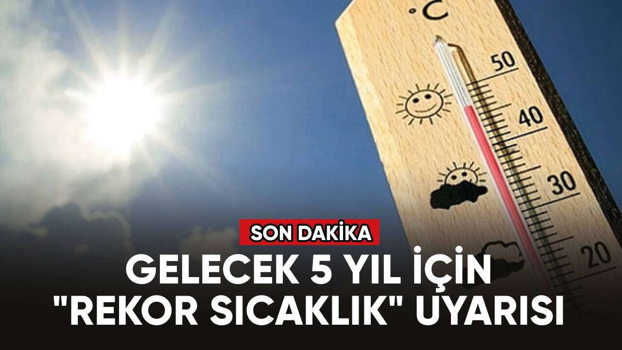 Gelecek 5 yıl için "rekor sıcaklık" uyarısı