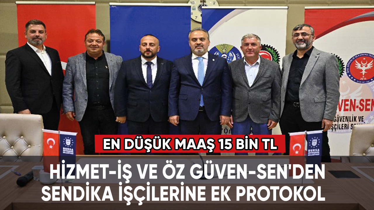 Hizmet-İş ve Öz Güven-Sen'den, sendika işçilerine ek protokol