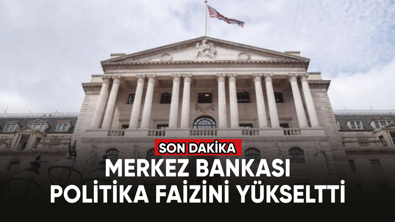 Merkez Bankası politika faizini yükseltti