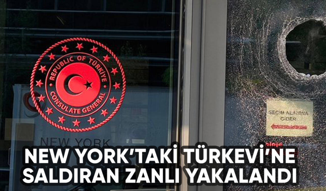 New York'taki Türkevi'ne saldıran zanlı yakalandı