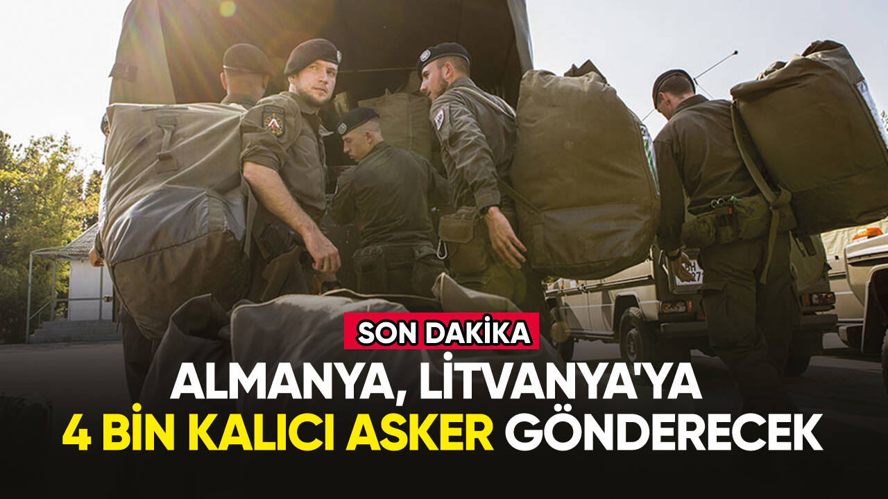 Almanya, Litvanya'ya yaklaşık 4 bin kalıcı asker göndermek istiyor