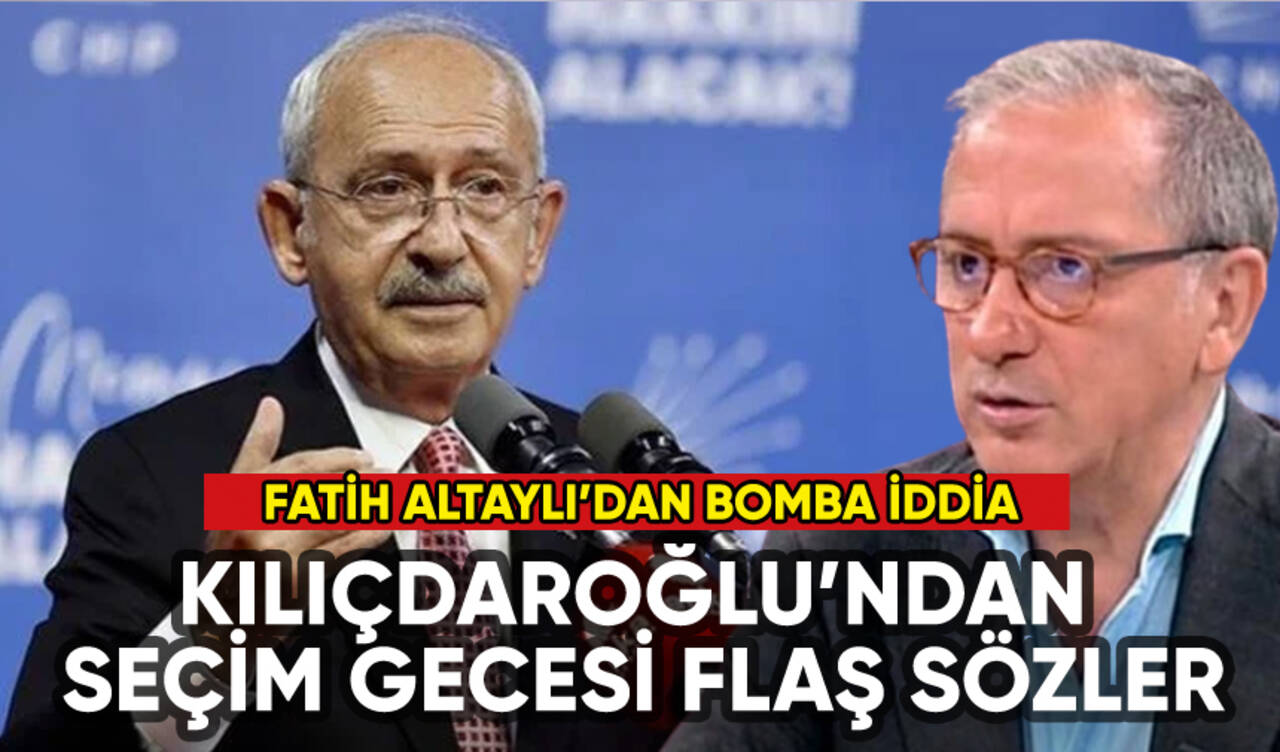 Fatih Altaylı'dan flaş Kılıçdaroğlu iddiası: Bir daha olmayacağım