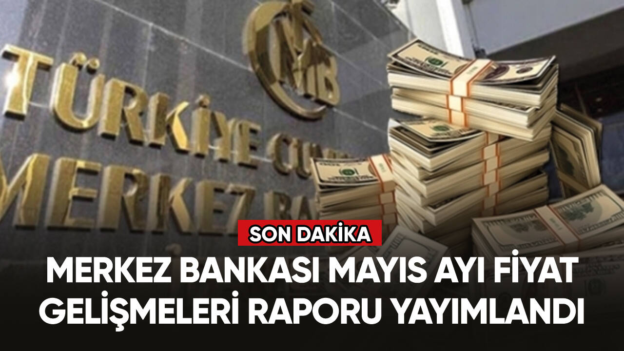 Merkez Bankası Mayıs Ayı Fiyat Gelişmeleri Raporu yayımlandı