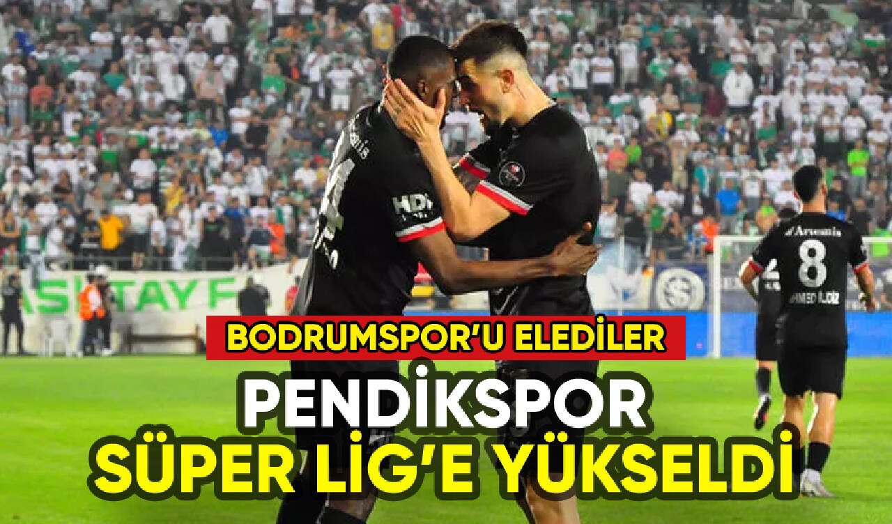 Süper Lig'e yükselen son takım Pendikspor oldu